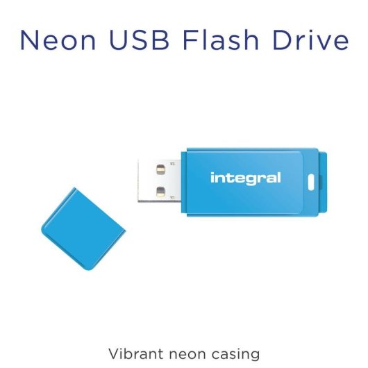 Pen Drive Integral INFD32GBNEONB 32 GB USB 2.0 com tampa