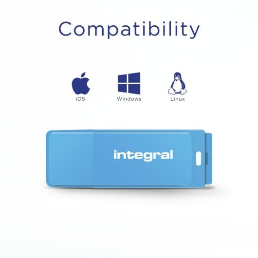 Pen Drive Integral INFD32GBNEONB 32 GB USB 2.0 com tampa