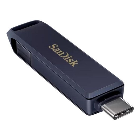 Unidad flash USB SanDisk iXpand 128 GB USB Type-C / Lightning azul