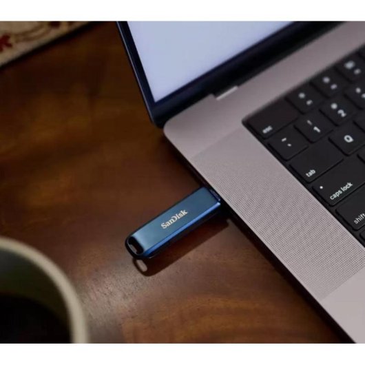 Unidad flash USB SanDisk iXpand 128 GB USB Type-C / Lightning azul