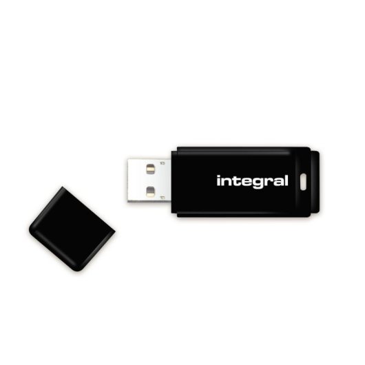 Unidad flash USB Integral INFD8GBBLK 8 GB USB 2.0 con tapa
