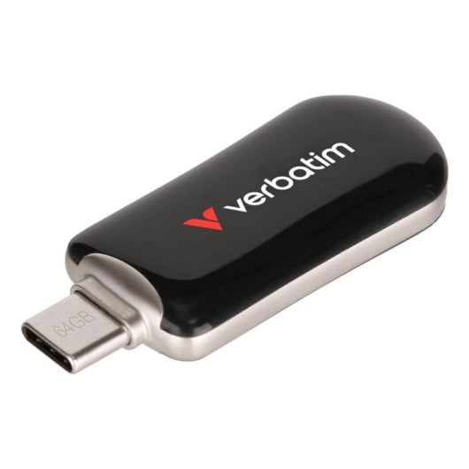 Clé USB Verbatim 30224 64 Go USB Type-C 3.2 Gen 1 noire