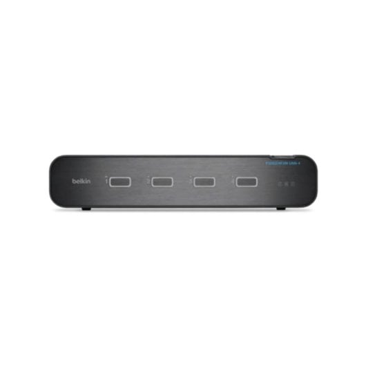 Conmutador KVM Belkin F1DN204KVM-UNN4 4K Ultra HD 4 equipos Negro