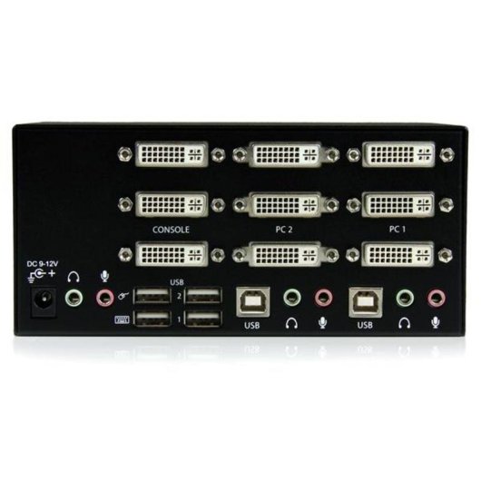 KVM-Switch USB DVI Triple Monitor 2 Ports StarTech SV231TDVIUA