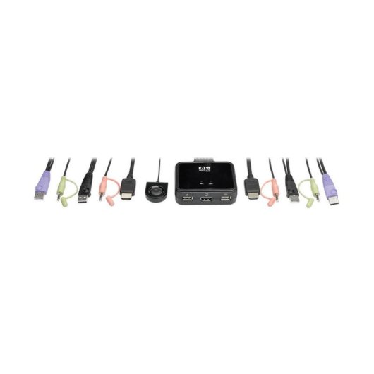 Conmutador KVM EATON B032-HUA2 2 Puertos HDMI USB Audio Compacto