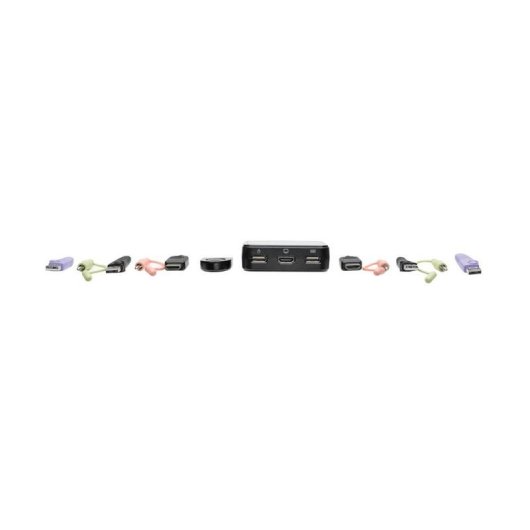 Conmutador KVM EATON B032-HUA2 2 Puertos HDMI USB Audio Compacto