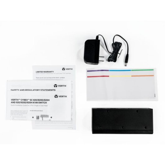 Interruptor KVM Vertiv Avocent SC820D-202 4K Ultra HD Montaje en Rack