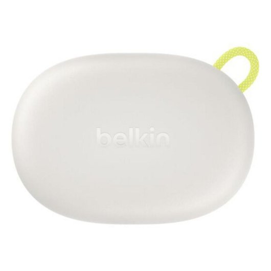 Auriculares Belkin SoundForm ActiveFit inalámbricos y con cable Bluetooth, cancelación activa de ruido, IP54, blancos