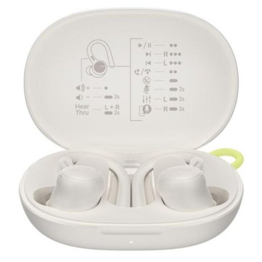 Auriculares Belkin SoundForm ActiveFit inalámbricos y con cable Bluetooth, cancelación activa de ruido, IP54, blancos