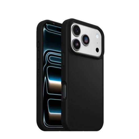Coque fine OtterBox React MagSafe pour iPhone 17 Pro noire plastique, protection renforcée