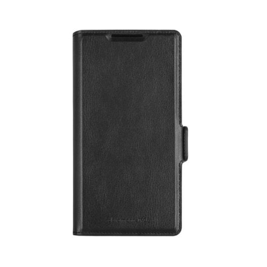 Funda para móvil dbramante1928 Bergen Pro Folio piel sintética negra para Galaxy S25 Ultra