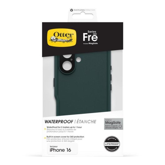 Funda para móvil OtterBox Frē Series Cover Policarbonato Verde Sagebrush para iPhone 16