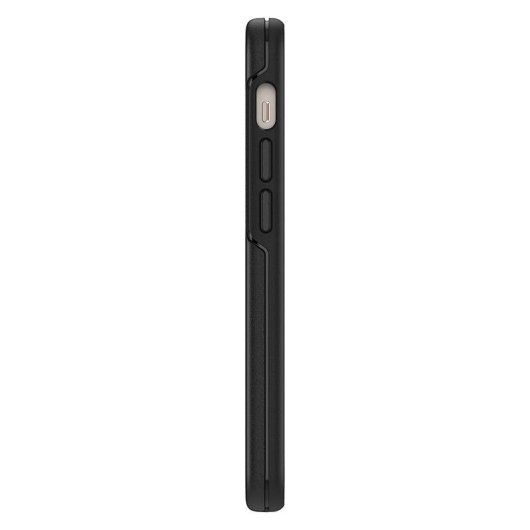 Funda para móvil OtterBox Symmetry Cover Policarbonato Negra Antimicrobiana para iPhone 12/12 Pro