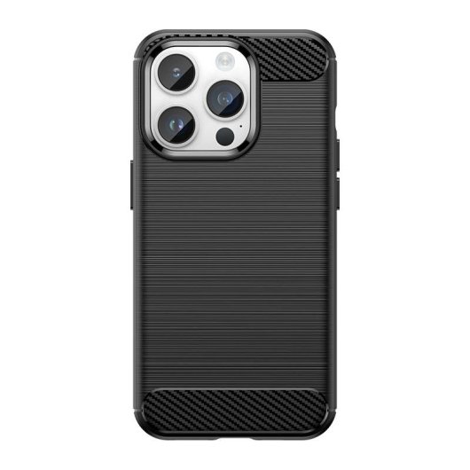 Funda para móvil DLH DY-PS5155 Cover silicona negra para iPhone 14 Pro Max