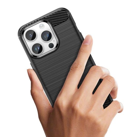 Funda para móvil DLH DY-PS5155 Cover silicona negra para iPhone 14 Pro Max