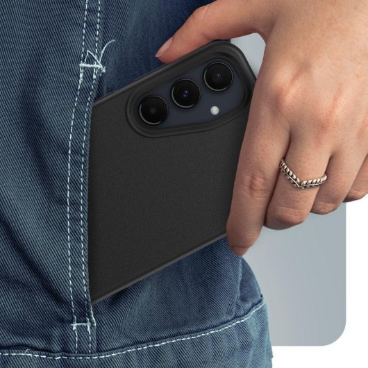 Funda para móvil OtterBox React Cover Policarbonato Negra para Galaxy A55 5G
