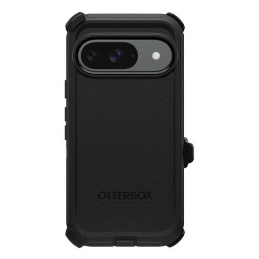 Funda para móvil OtterBox Defender Series Policarbonato Negra con clip para Pixel 9 y Pixel 9 Pro