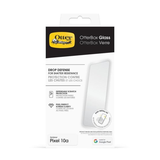 Display-Schutzfolie OtterBox Glass Series für Google Pixel 10a transparent