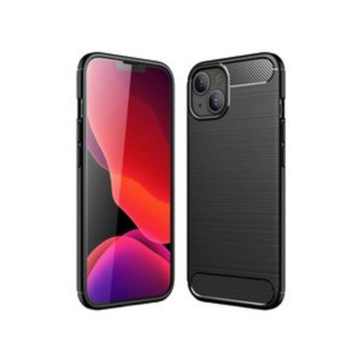 Funda para móvil DLH DY-PS4915 Cover silicona negra para iPhone 14 6,1"