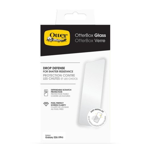 Protetor de ecrã OtterBox Glass para Samsung Galaxy S26 Ultra transparente