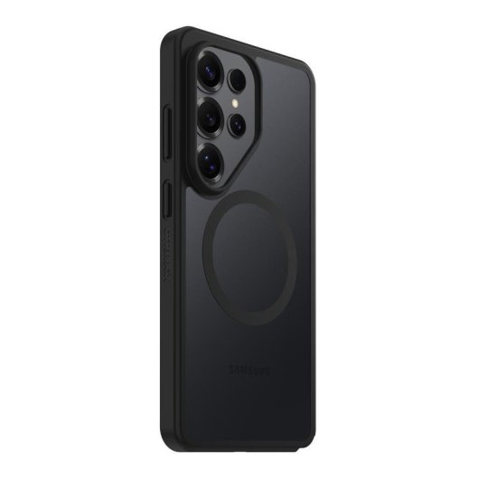 Coque OtterBox React Magnets noire pour Galaxy S26 Ultra résistante bords texturés