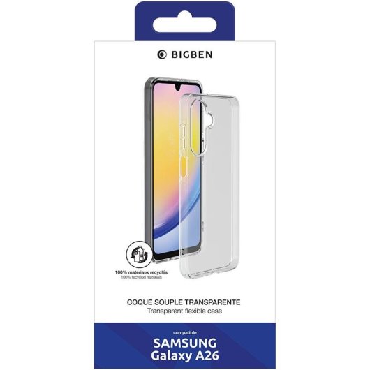 Funda para móvil Big Ben SILITRANSGA26 Cover TPU transparente para Galaxy A26
