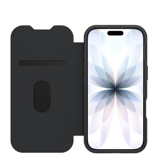 Funda para móvil OtterBox React Folio MagSafe Transparente Negra para iPhone 17
