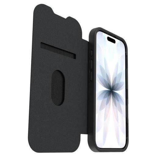 Funda para móvil OtterBox React Folio MagSafe Transparente Negra para iPhone 17
