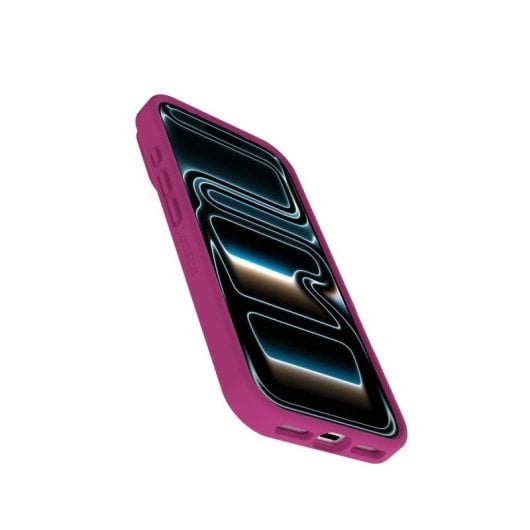 Funda para móvil OtterBox React MagSafe Cover plastique rose transparent pour iPhone 17 Pro