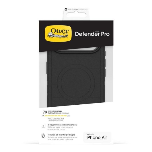 Funda para móvil OtterBox Defender Pro MagSafe Polycarbonat Schwarz für iPhone 17 Air
