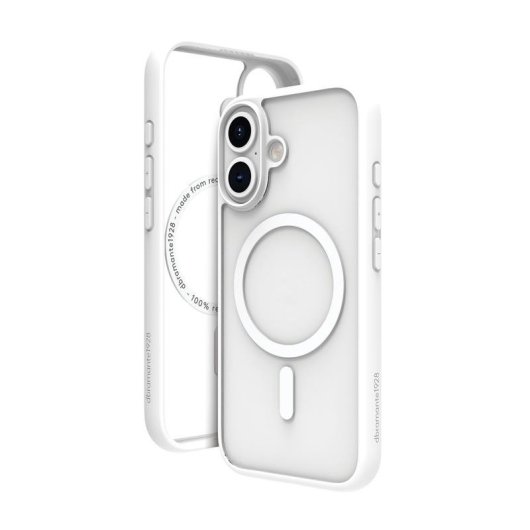 Funda para móvil dbramante1928 Grenen MagSafe Cover Kunststoff Weiß für iPhone 16