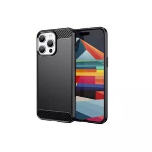 Funda para móvil DLH DY-PS5161 Cover Silicona Negra para iPhone 15 Pro