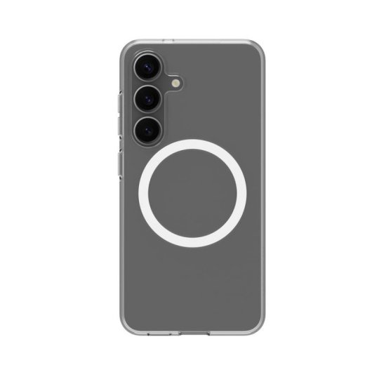 Custodia per cellulare dbramante1928 Greenland Pro Qi2 plastica trasparente per Galaxy S25