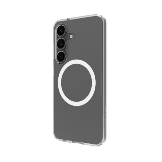Custodia per cellulare dbramante1928 Greenland Pro Qi2 plastica trasparente per Galaxy S25