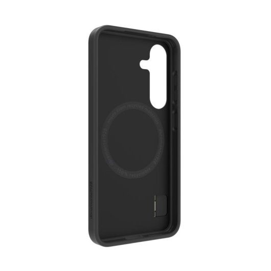 Funda para móvil dbramante1928 Iceland Pro Qi2 Kick Cover plástico negro para Galaxy S25