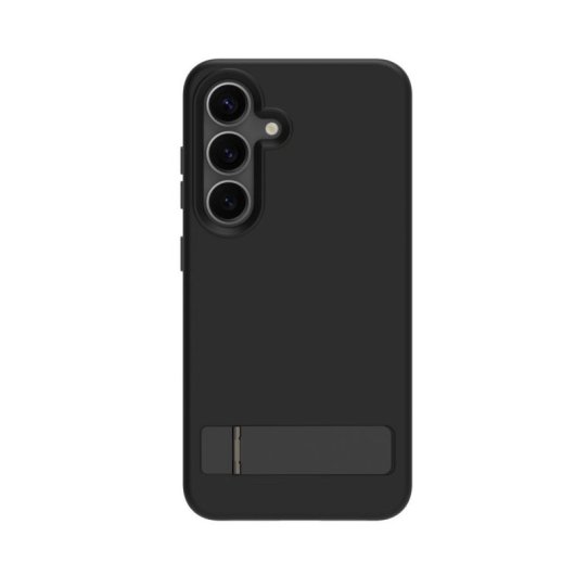 Funda para móvil dbramante1928 Iceland Pro Qi2 Kick Cover plástico negro para Galaxy S25