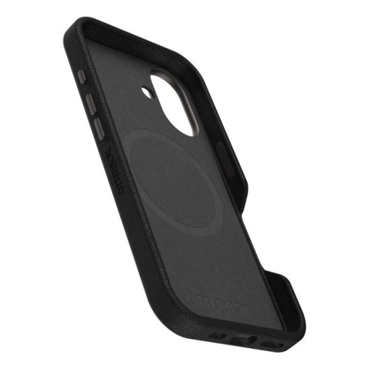 Funda para móvil OtterBox Symmetry Series Cactus Leather Cover Negro para iPhone 16