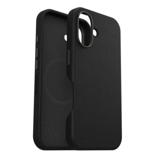 Funda para móvil OtterBox Symmetry Series Cactus Leather Cover Negro para iPhone 16