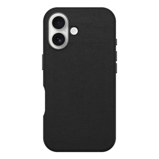 Funda para móvil OtterBox Symmetry Series Cactus Leather Cover Negro para iPhone 16