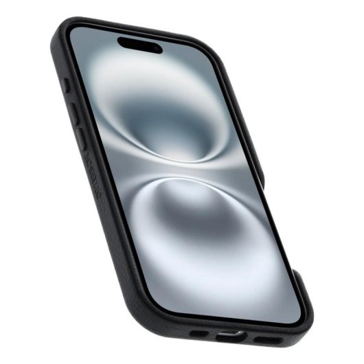 Funda para móvil OtterBox Symmetry Series Cactus Leather Cover Negro para iPhone 16
