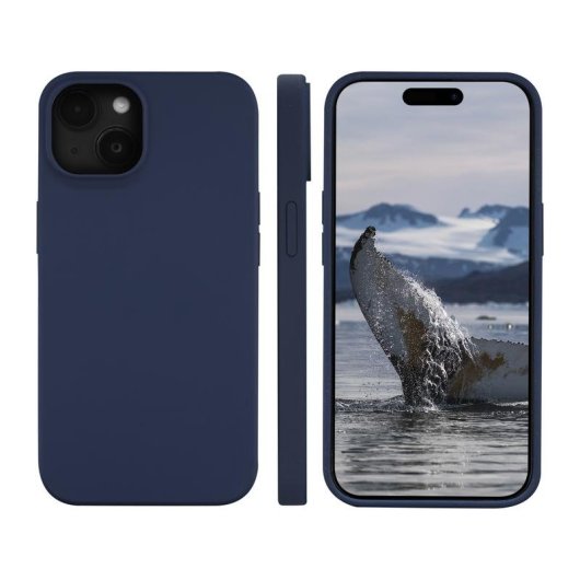 Funda para móvil dbramante1928 Monaco MS Cover Azul para iPhone 17e/16e/15/14/13