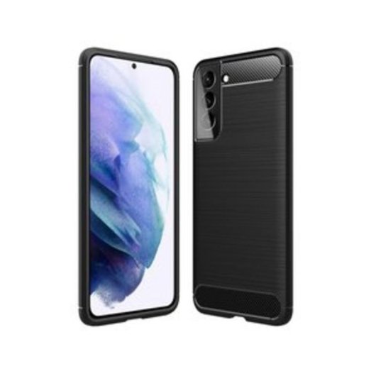 Funda para móvil DLH DY-PS4519 Bumper Silicona Negra para Samsung Galaxy S21 5G