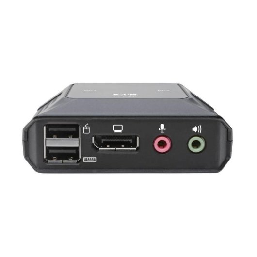 KVM-Switch Tripp Lite B032-DPUA2 4K Ultra HD DisplayPort USB Schwarz