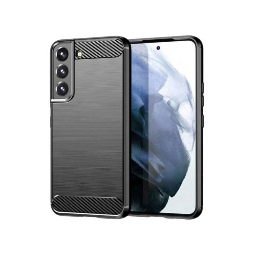 Funda para móvil DLH DY-PS4766 Silicona Negra Resistente para Galaxy S22 5G