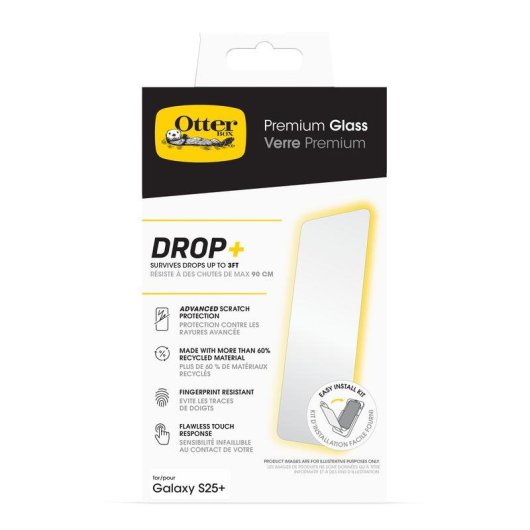 Protetor de ecrã OtterBox Premium Glass para Samsung Galaxy S25 Plus