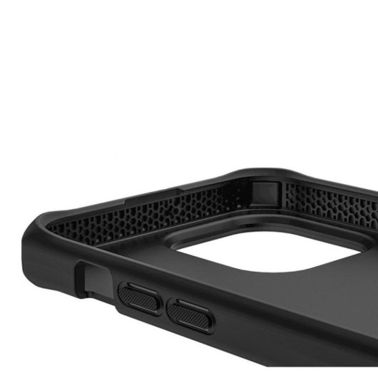 Funda para móvil Mobilis 066052 Cover Polímero Negro Antibacteriana para iPhone 14 y 15