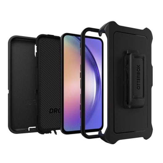Funda para móvil OtterBox Defender Acoplamiento Policarbonato Negro para Galaxy A54 5G