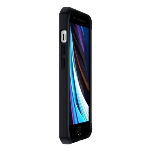 Funda para móvil Mobilis Spectrum R Cover Polymer Schwarz Antibakteriell für iPhone 16e
