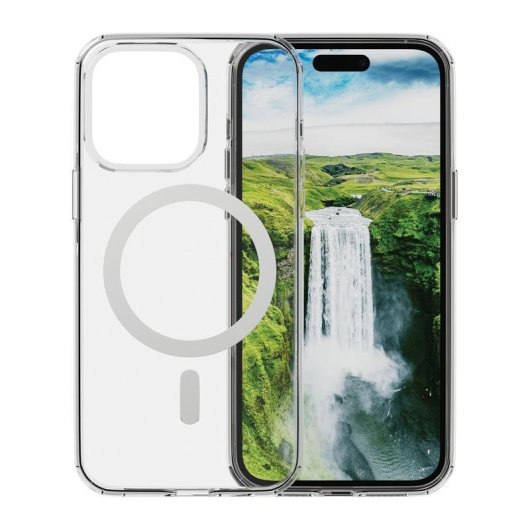 Funda para móvil dbramante1928 Iceland Ultra D3O MagSafe transparent weiß für iPhone 15 ProM
