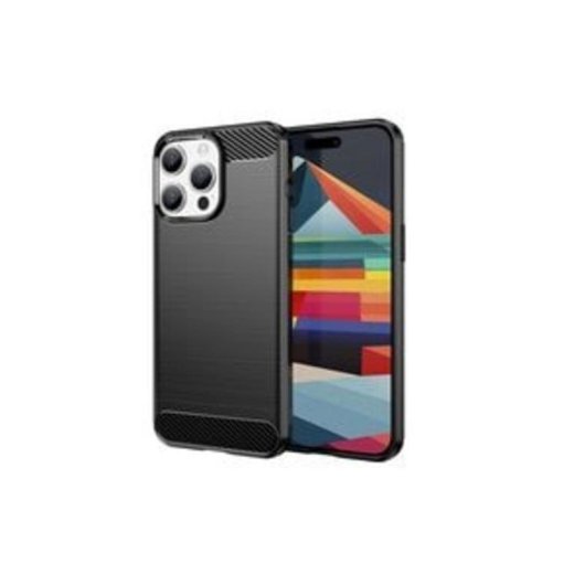 Funda para móvil DLH DY-PS5306 Cover silicona negra para iPhone 16 Pro